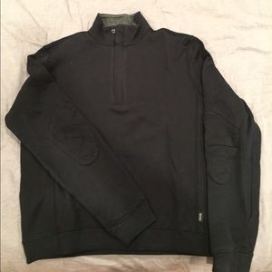 Boss Hugo Boss Men’s Black Half Zip Sweater - M